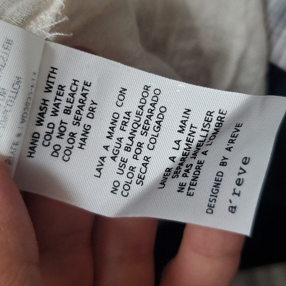 A'Reve Beige and Cream Ruffled Tiered Midi Sundress - Picture 9 of 9